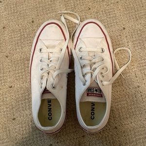 White low top converse